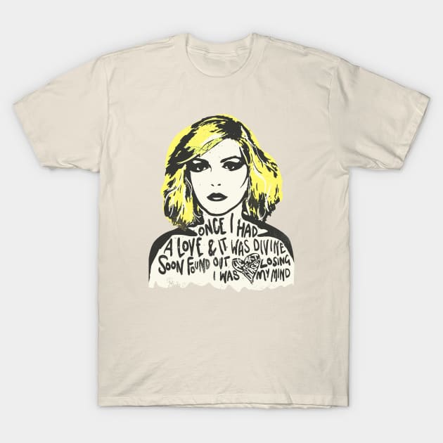 BLONDIE HEARD OF CLASS BALCK T-Shirt by BibirNDower77